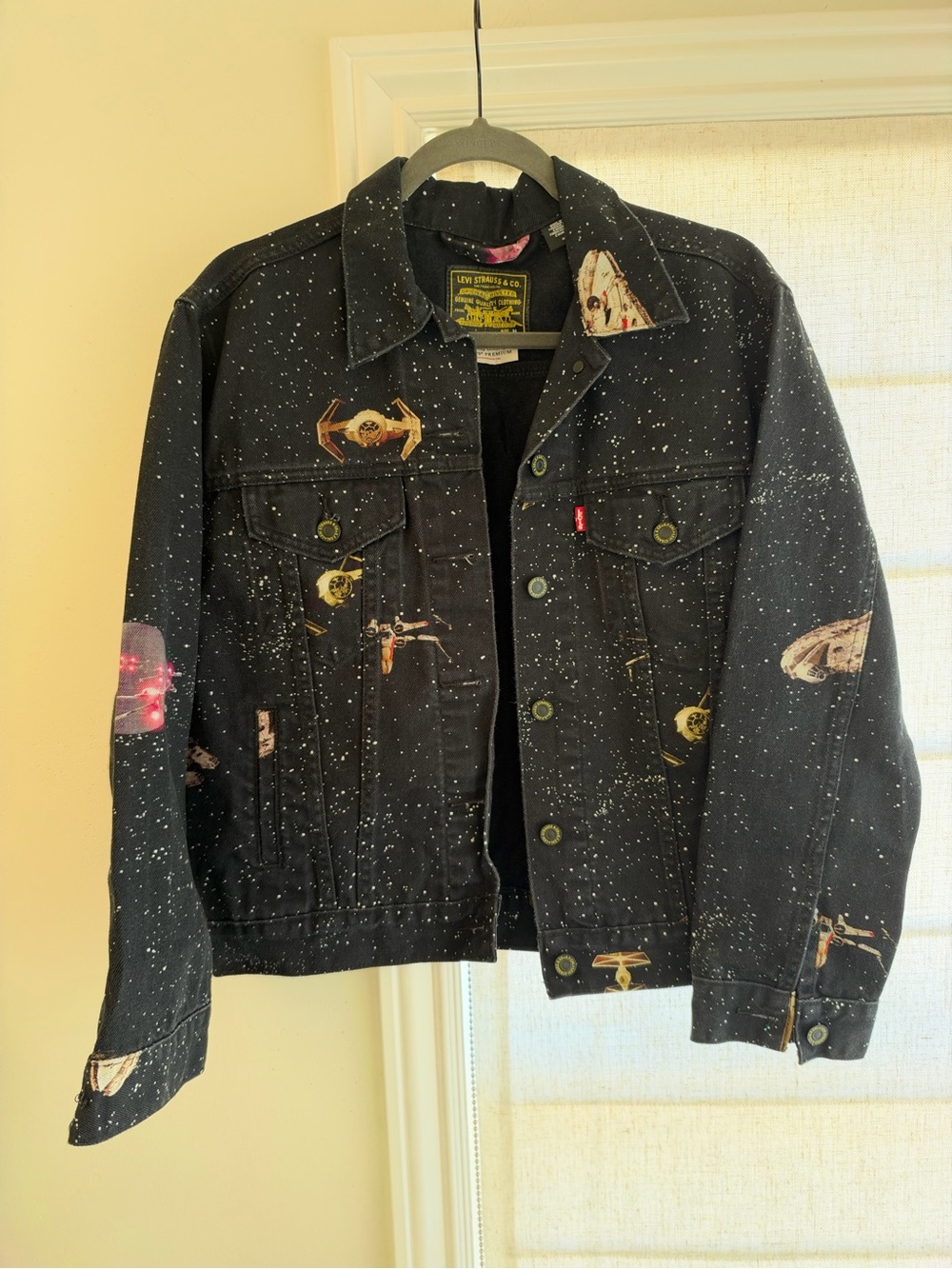 Levi's Black Star Wars Graphic Denim Jacket
